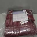 ChrisDowa Burgundyout Curtains 70 inches Wide for Bedroom - 2 Panels Set Extra Wide Grommet Thermal Insulated Room Darkening Curtains for Living Room (Burgundy, 70 x 84 Inch)