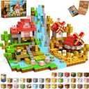 150 PCS Magnetic Blocks - Farm Animals Magnetic Building Blocks Cubes & Magnet Toys, Stacking Magnets, STEM Toys for School Acitivities, Ideal Christmas Birthday Gifts for Boys Age 3+ Years Old