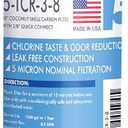 APEC Ultimate Series US Made 10" Inline Carbon Filter with Quick Connector (3/8") (1 Count (Pack of 1))