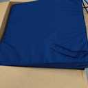 Summsun Outdoor Cushions for Patio Furniture 24 x 24 Inch, Double-Sided Waterproof Backrest and Deep Seat Cushion Set with Removable Cover, Navy, Set of 4