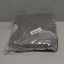 HITSLAM Square Shower Mat, 27 x 27 Inch Non Slip Bath Mat for Tub, Soft PVC Loofah Bathtub Mats with Drain Holes, Quick Drying Bathroom Stall Floor Mat, Bathroom Accessories Without Suction Cup, Grey