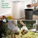LUBBYGIM Electric Composter for Kitchen, 2.5L Smart Countertop Compost Bin, Auto-Cleaning & Odorless & Low Noise & Turn Food Waste into Fertilizer, Indoor Electric Food Waste Composter for Home Use