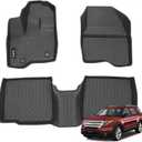 Floor Mats for Ford Explorer 2011-2014 7 Passenger Bench Seat 2 Row