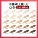 L'Oreal Paris Makeup Infallible Full Wear Waterproof Matte Concealer, Full Coverage, Pecan, 0.33 fl. oz.