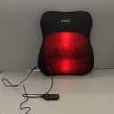 Back Massager, Rolling Up and Down Back Massager with Heat, Back Massage 4D Kneading for Pain Relief Deep Tissue, Ultrathin Shoulder Massager Gift for Women Men Parents Christmas (Black-1)