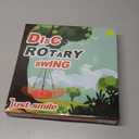 Rotating Disc Swing for Kids - 360 Swivel Seat, No Assembly, Portable Rope Swing - Indoor/Outdoor for Trees, 330lbs Capacity, Ages 3+ (Orange)