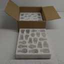 Mavora Max Clear Bud Vases Bulk 40 ,Small Flower Vases for Wedding,Glass Vintage Vase Set for Centerpieces,Recepetion,Home