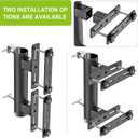 Deck Railing Umbrella Holder for 1-2" Patio Umbrella Poles | Heavy Duty Railing Mount, Adjustable Structure, Stable Installation to Maximize Usable Outdoor Space
