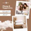 Native Fab Square Throw Pillow Inserts, Pack of 2, 12x12 Inches, White Polyester, Fluffy Decorative Cushion Fillers for Couch, Sofa, Bed, Chair, Home Décor, Back Support & Everyday Comfort
