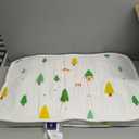 Mini Crib Mattress 38" x 24" x 4"- Firm Support and Comfort Premium Foam,Noiseless and Odorless,Hypoallergenic Mini Crib Mattress,Fits Mini and Portable Cribs,Dual Sided with Soft Breathable Fabric (Forest)