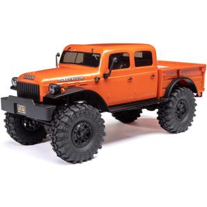 Axial RC Truck SCX24 40's 4 Door Dodge Power Wagon Orange1/24 4 Wheel Drive-RTR (Everything Needed to Run Included) AXI00007T1