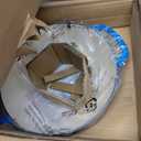 Amazon Basics Cast Iron Dutch Oven Pot with Lid, Enameled, Round, Dual Handles, Heavy-Duty, Large, 7.3-quart, Blue