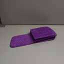 6 Pack Reusable Mop Pads Compatible with Swiffer Power Mop, Wood Floor Pads Microfiber Mop Replacement Refills Machine Washable for All Floor Surfaces (Purple)