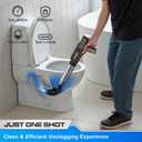 Electric Toilet Plunger for Bathroom, High-Pressure Air Plunger, Heavy-Duty Clog Remover for Toilets, Toilet Drain Unclogger (Ink Black)