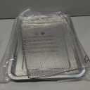 Baking Sheet with Rack Set [2 Pans + 2 Racks], Wildone Stainless Steel Cookie Sheet Baking Pan Tray with Cooling Rack, Size 18 x 13 x 1 Inch, Non Toxic & Heavy Duty & Easy Clean