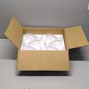 Kingrol Vintage Goblet Glasses Set of 6, 10 oz Heavy-Duty Pressed Glass Water or Wine Glasses with Ornate Design for Dining, Daily Use or Party Display