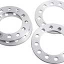 4pc 6mm 1/4" Universal Forged 6Lug Wheel Spacers 6x5.5 6x135 6x139.7 Compatible with Chevy Ford-Toyota 2004-2022 F150 | Silverado Sierra 1500 | Tacoma (6Lug Only) | 1996-2001 4-Runner