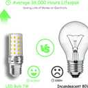 LED Corn Light Bulb E26/E27 Base 80W Equivalent 900 Lumen 4000K Natural White 7W Non-dimmable LED Corn Bulbs Pack of 4