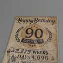 90th Birthday Card for Men Women, Funny 3D Pop Up 90th Birthday Gifts for Grandma Mom Dad, Back In 1936 Happy 90 Year Old Birthday Decorations Cards for Her Him, Classy Vintage
