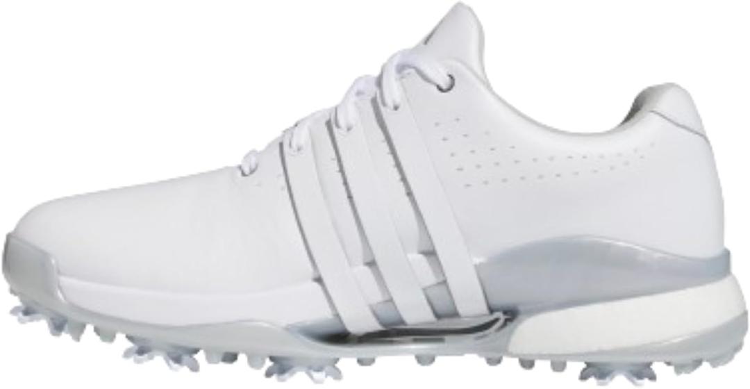 adidas Women's Tour360 24 Golf Shoes (9, Footwear White/Core Black/Silver Metallic)
