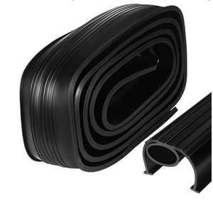 1Roll Garage Door Seal Stripping for Bottom Gap Filling Durable Threshold Gasket for Home Garage Protection Easy Installation Weatherproof Design