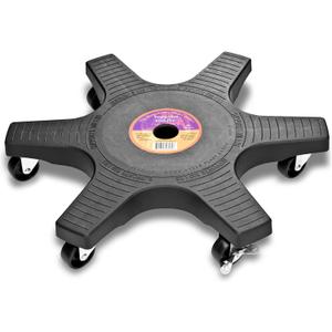 Bosmere 20" Plant Caddie - Heavy-Duty Rolling Plant Stand with Locking Wheels, 500 lb Capacity  Durable Plant Caddy for Indoor/Outdoor Use, Charcoal