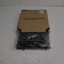 Desk Organizers and Accessories, 5-Tier Paper Letter Tray Organizer with File Holder, Desktop Organizer for Office Supplies (Black) (12" x 12" x 12")