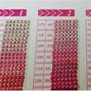 175 Colors Crystal Drills Color Card for Diamond Painting for DIY Art Craft