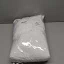 BRILLMAX 4 Pack White Tablecloths 90 x 132 Inch for 6ft Rectangle Tables - 150 GSM Polyester Fabric, Floor Length Drop, Water, Stain & Wrinkle Resistant Cloth Cover for Wedding Reception Banquet