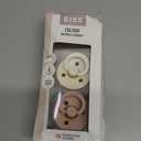 Bibs Colour Pacifier 2-Pack | BPA Free Soother, Round Nipple. Natural Rubber Latex, (Blush / Ivory)