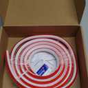 Flexible Quarter Round Molding, Mini Peel and Stick Rubber Trim Moulding (98Inch) (Gray)