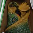 Big Brachiosaurus 32 inch, Dinosaur Toys for Kids 3-5, Large Inflatable Dinosaur Toys for Kids Toddler Dino Party Favors, Birthday Gifts for Boys Girls (Green)