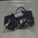 Zilcremo Women Cutout One Shoulder Bikini Set Mid Rise Bikini Swimsuit Two Piece Bathing Suit (Medium, Black)