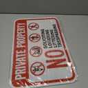 SmartSign Private Property - No Soliciting, Loitering 2x3 5 inch