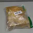 ANOGOL Hair Cap+ Women Short Gold Wig with Buns Straight Cosplay Costume Wig for Halloween Party Hair Gold Blonde Christmas Wig (1 Count (Pack of 1))