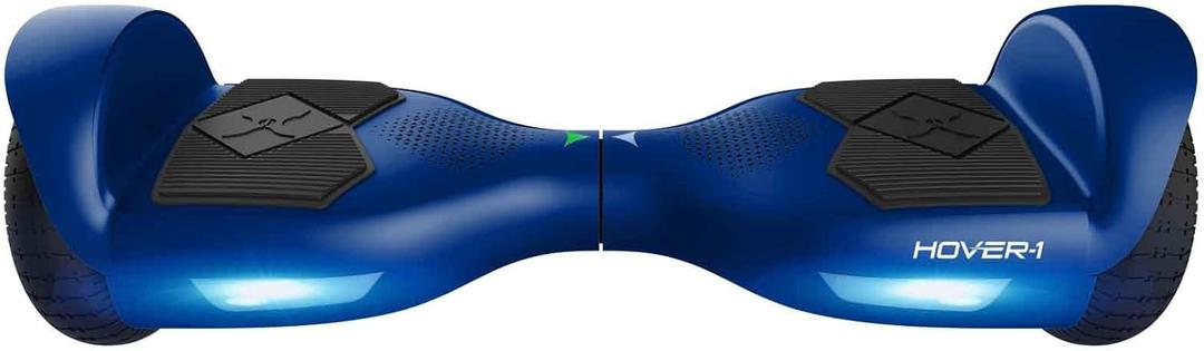 Hover-1 Helix Electric Self-Balancing Hoverboard with 7 mph Max Speed, Dual 200W Motors, 4 Mile Range, and 6.5 Wheels (Blue)