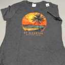 St. Maarten Caribbean Islands Palm Tree Vintage Beach T-Shirt XS 