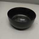 Sheffield Home Large Stoneware Cereal Bowls - Set of 6, 28oz Capacity - Dishwasher & Microwave Safe - 6" Diameter, Stylish & Functional for Everyday Use – Black