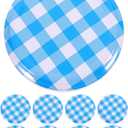 Cabilock Airtight Tinplate Jar Covers 2.59 Inch Sealed Lid Caps for Jam Pickles Glass Containers Reusable Mason Jar Lids for Home Storage and Food Preservation