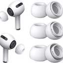 [3 Pairs] Replacement Ear Tips for Airpods Pro and Airpods Pro 2nd Generation with Noise Reduction Hole, Silicone Ear Tips for Airpods Pro with Portable Storage Box and Fit in The Charging Case(S/M/L)