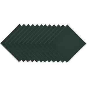 DII Cotton Buffet Napkin Set, 16x16, Dark Green, 12 Piece