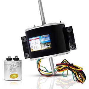 1/5Hp 3-Speed 3315332.005 AC Fan Motor 115 Volt 3.3 Amp, Replacement for genteq F48AF70A61 Fan Motor for Dometic Brisk Air 2 Penguin B57915 B59516 B59146 B59186 B59196 Air Conditioner Broad Ocean Roof