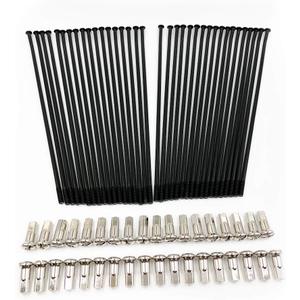 OTOM Motorcycle spokes 21" Front 18" 19" Rear Wheel spokes & spoke nipples For YAMAHA YZ125 YZ250 YZ250FX YZ450F WR250 WR450 (19" Rear Wheel Spokes)