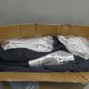 Queen Size Heated Mattress Pad - Quilted Zone Heating Electric Mattress Pad Cover Dual Controllers 6 Heat Setting, 1-10h Auto Shut Off, Machine Washable, Gray