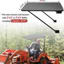 Universal Tractor Canopy for ROPS UV-Resistant Sunshade for Compact Tractors, Riding Mowers, Zero Turn Mowers & Lawn Tractors Easy Bolt-On Installation, Medium