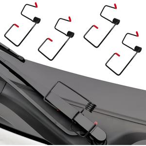 4PCS Windshield Wiper Spring Replacement Windshield Wiper Arm Pressure Spring Booster with Silicone Cover, Universal Car Wipers Tension Spring Improves Visibility in Rain&Snow Accessories