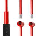 Hinge Gap Adjustment Wrench Set, Heavy Door Hinge Adjustment Tool Threaded Link, 4 PCS Hinge Gap Adjusting Wrench, Multi-Size Precision Tool Kit for Door and Cabinet AlignmentRed