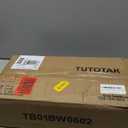 TUTOTAK Small End Table with Charging Station, Narrow Side Table with USB Ports and Outlets, Set of 2, Skinny Sofa Table, Slim Nightstand, Living Room, Bed Room, White TB01BW0602 (2-Tier7.9"D x 15.8"W x 22.5"H)