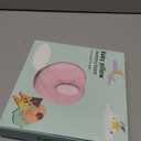 Soft and Breathable Baby Pillow with Memory Foam and Bear Design (Pink)