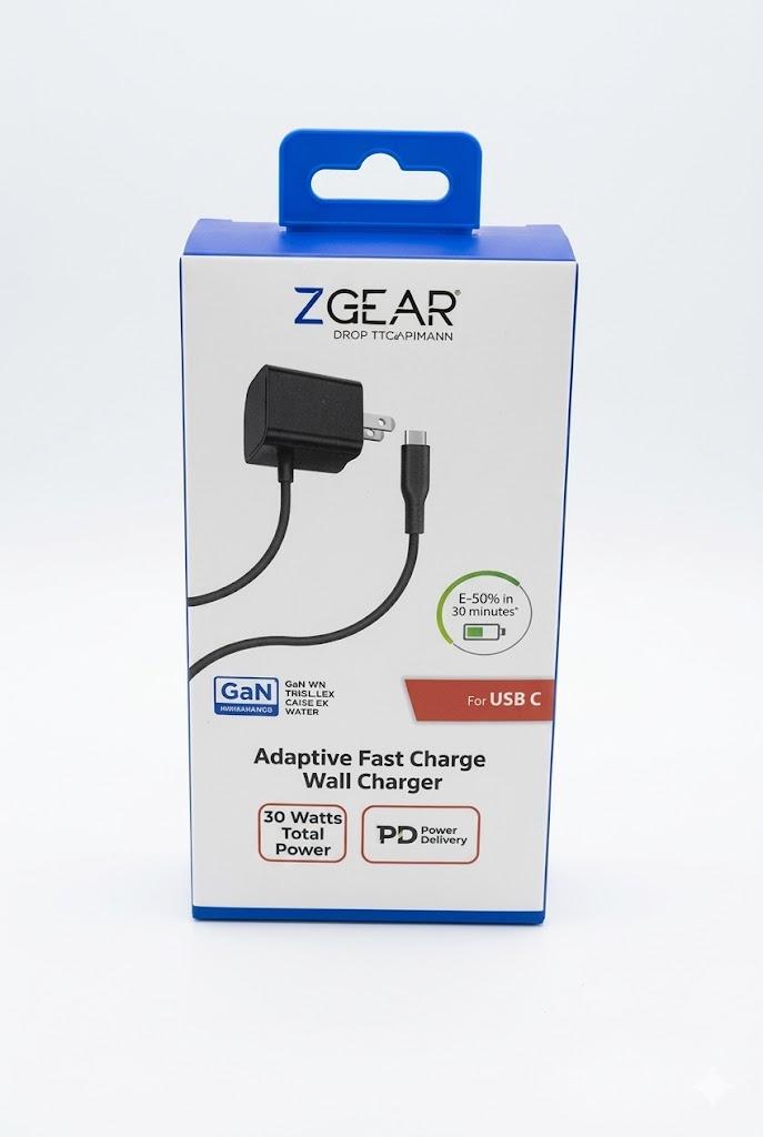  USB C ZGEAR Adaptive Fast Charge Wall Charger